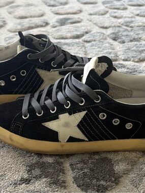 Golden Goose Super Star Private Edition Black Suede
